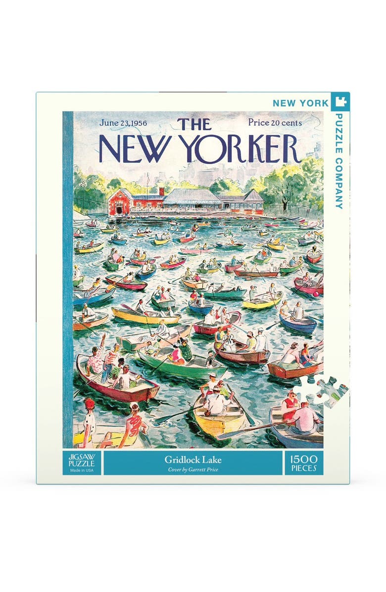 NEW YORK PUZZLE COMPANY Gridlock Lake 1500 Piece Puzzle, Main, color, NO COLOR