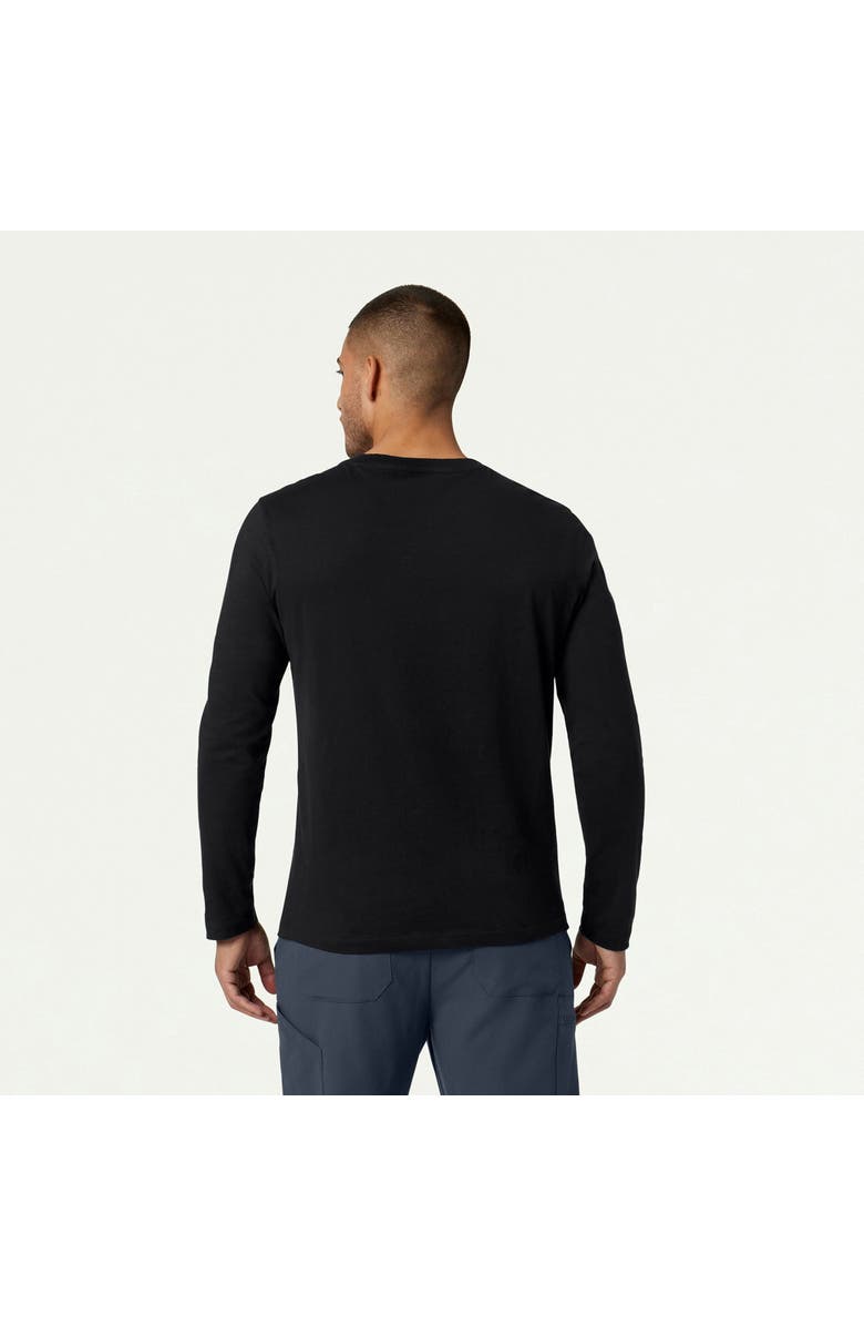 JAANUU Regen Men's Organic Cotton Underscrub, Alternate, color, Black