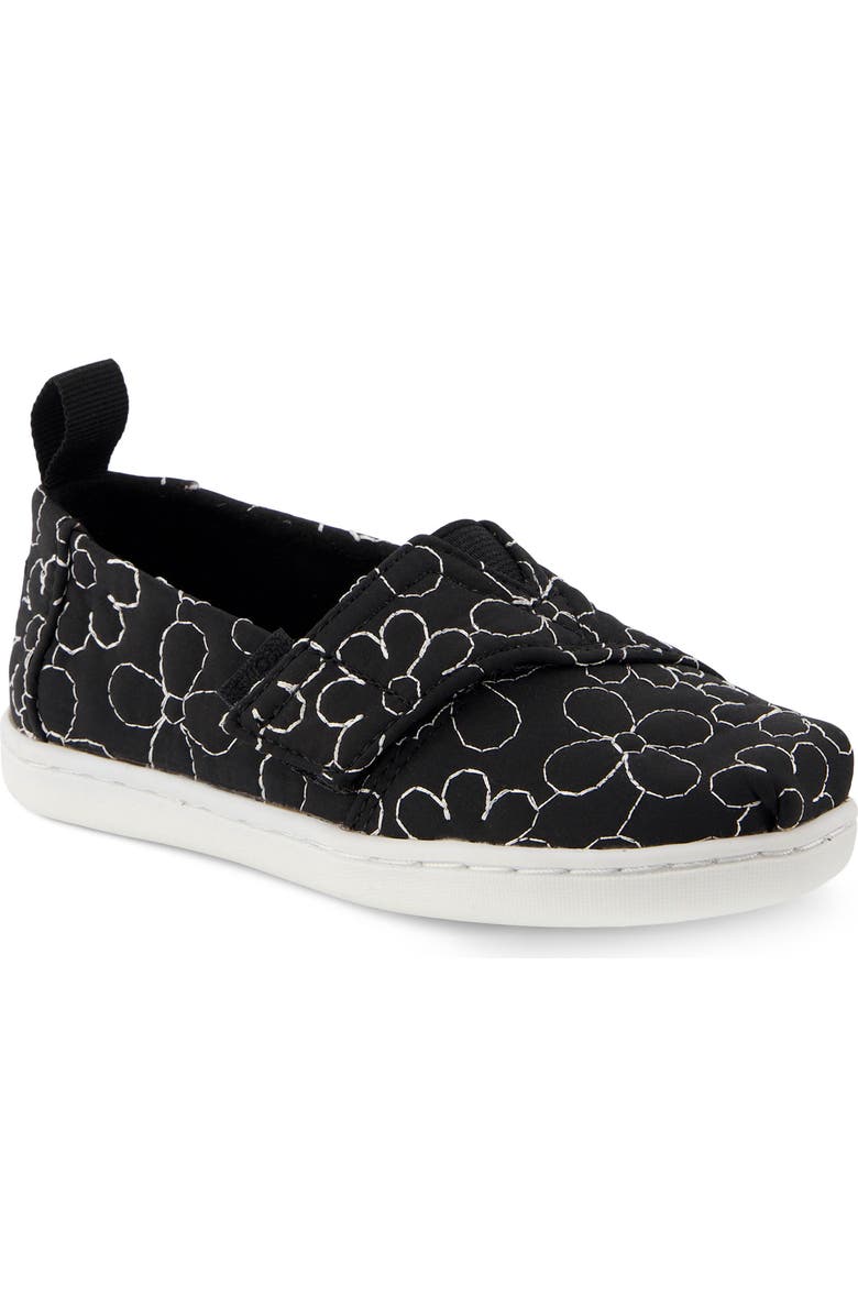 TOMS Kids' Alpargata Slip-On Sneaker, Main, color, Black