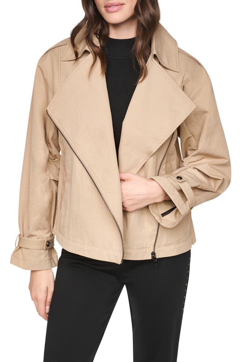 Morningside Moto Jacket, Alternate, color, TRAVERTINE