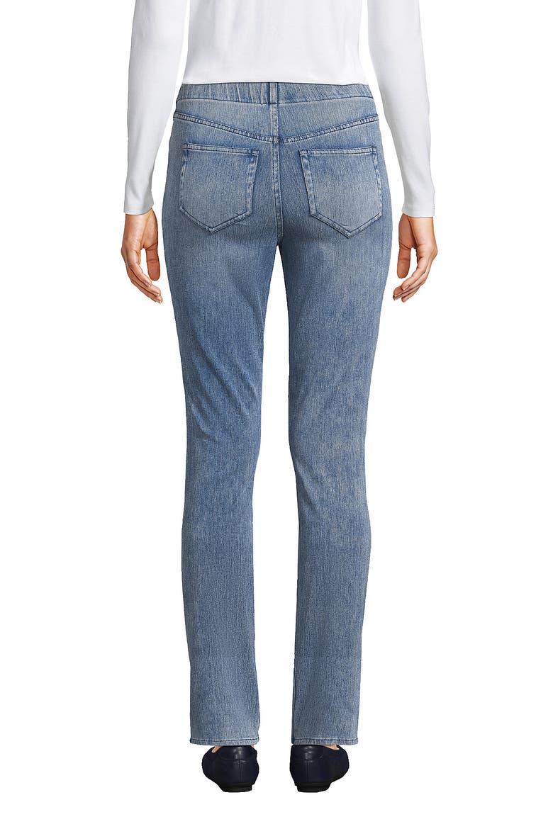 Starfish High Rise Knit Denim Straight Jeans, Alternate, color, Light Brook