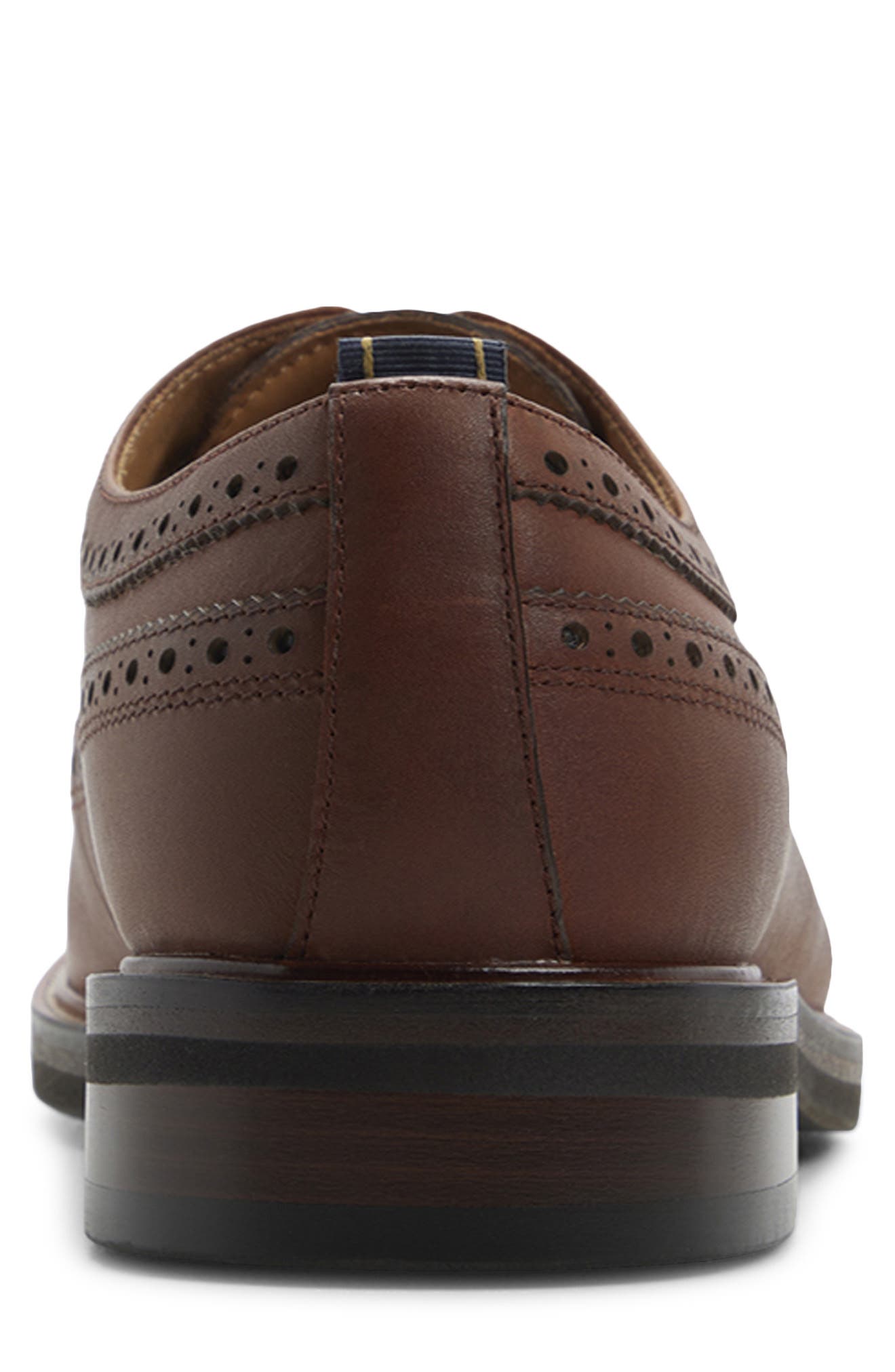 Brooks Brothers Brookfield Brogue Oxford, Alternate, color, Brown