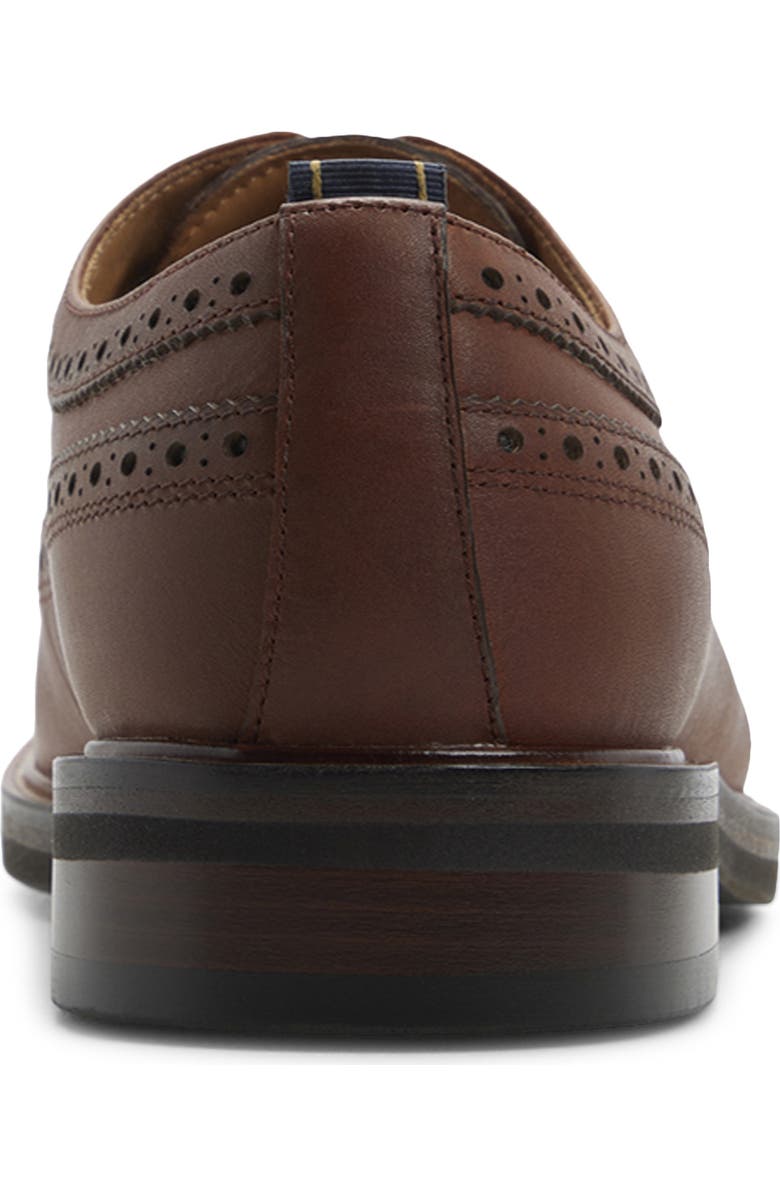 Brooks Brothers Brookfield Brogue Oxford, Alternate, color, Brown