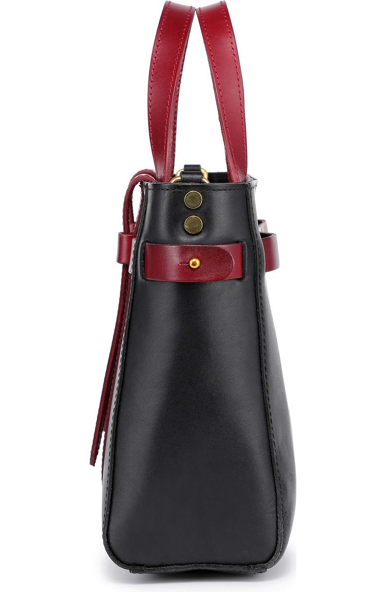 OLD TREND Westland Leather Mini Tote, Alternate, color, Black