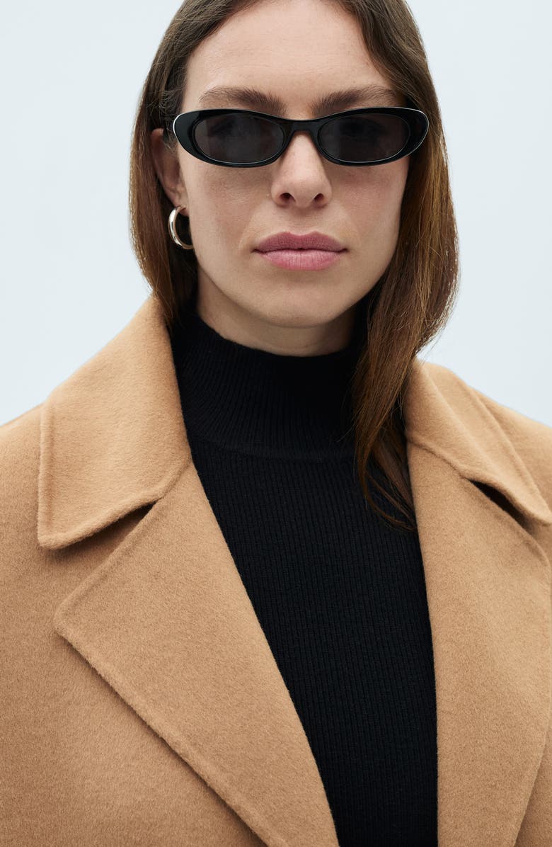 MANGO Belted Handmade Wool Blend Coat | Nordstrom