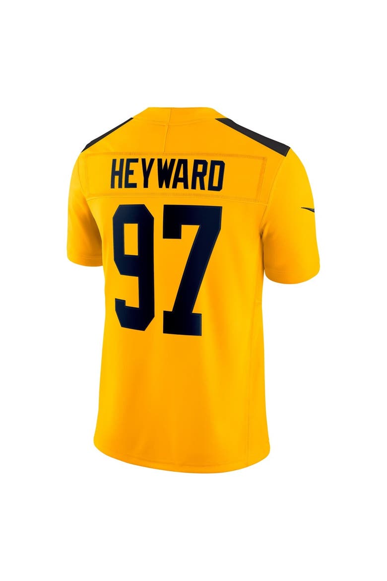 Men's Nike Cameron Heyward Gold Pittsburgh Steelers Alternate Vapor F.U.S.E. Limited Jersey, Alternate, color, Gold