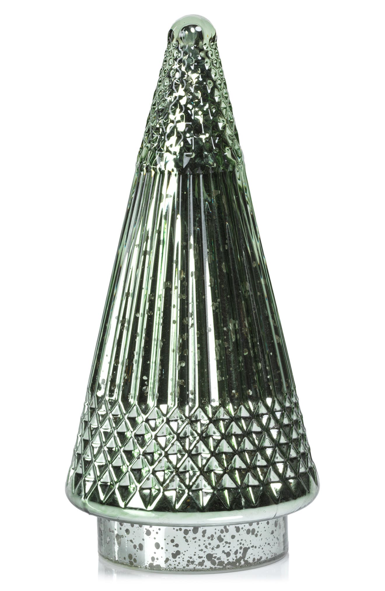 Zodax Stella 11-Inch Antique Glass Illuminated Tree