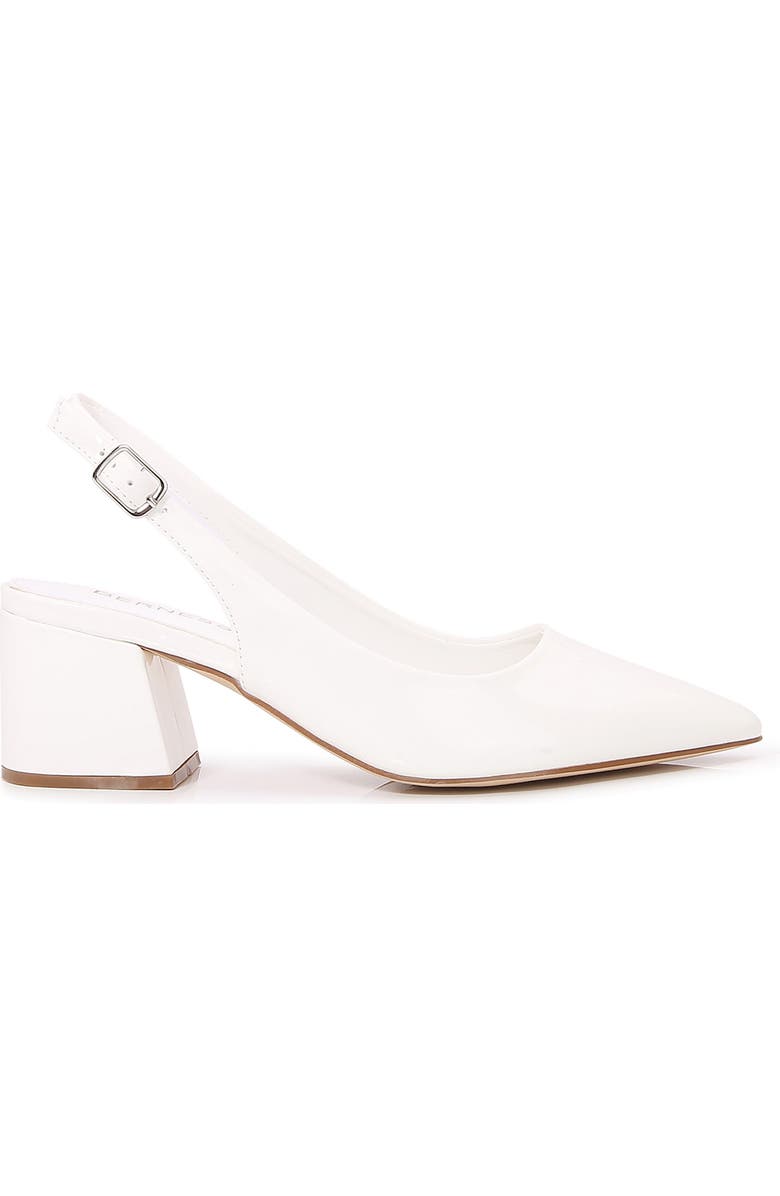 BERNESS Chloe Slingback Pump, Alternate, color, White
