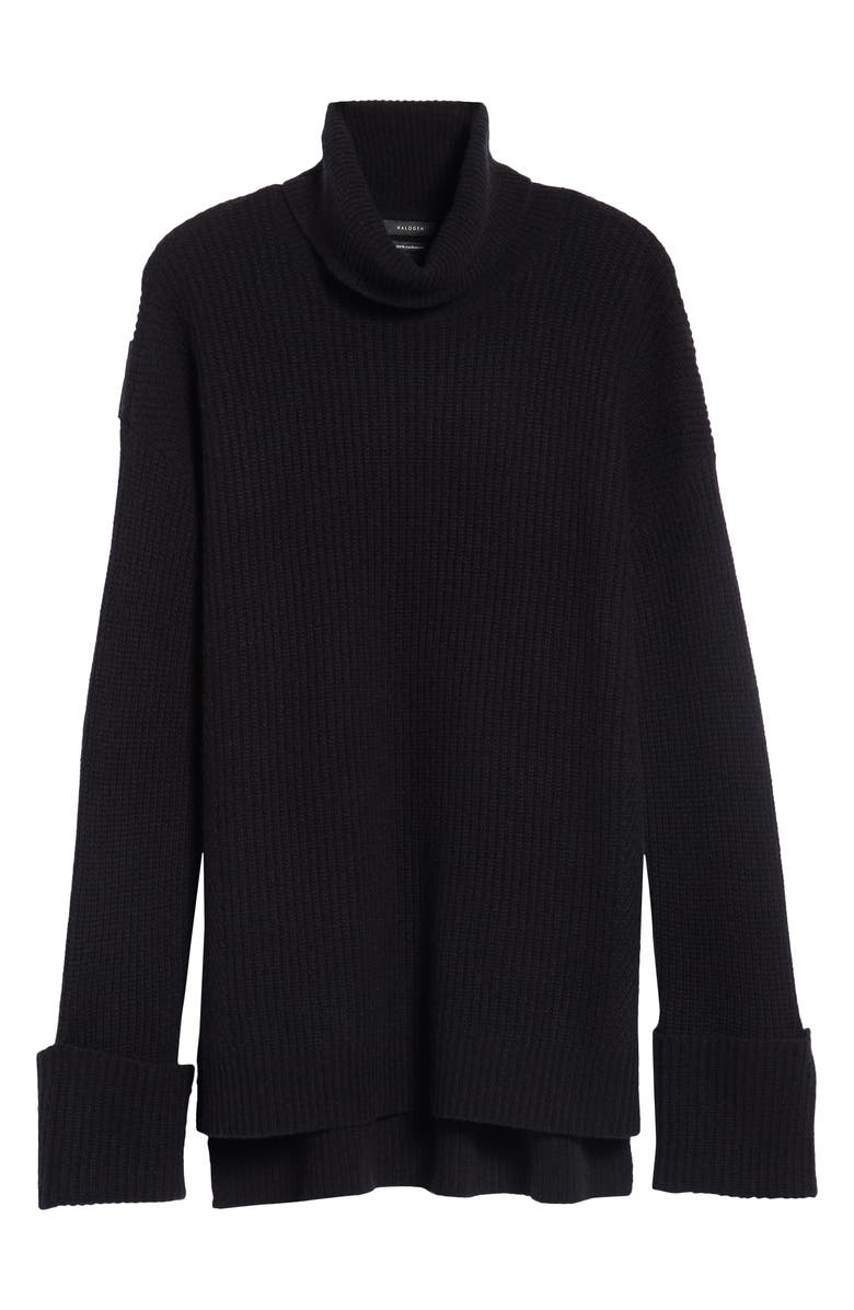Halogen<sup>®</sup> Wide Cuff Turtleneck Cashmere Sweater, Alternate, color, 