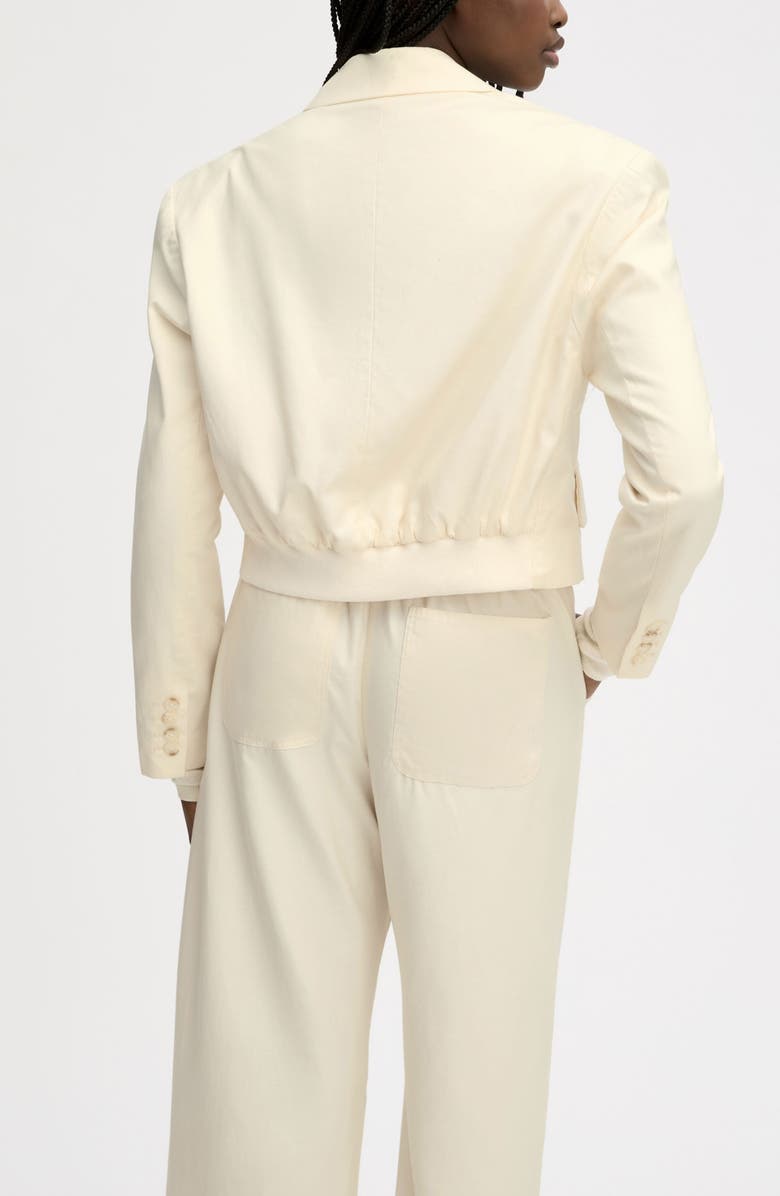 Sam Edelman Crop Blazer, Alternate, color, Almond