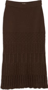 Madewell Pointelle Stitch Maxi Skirt