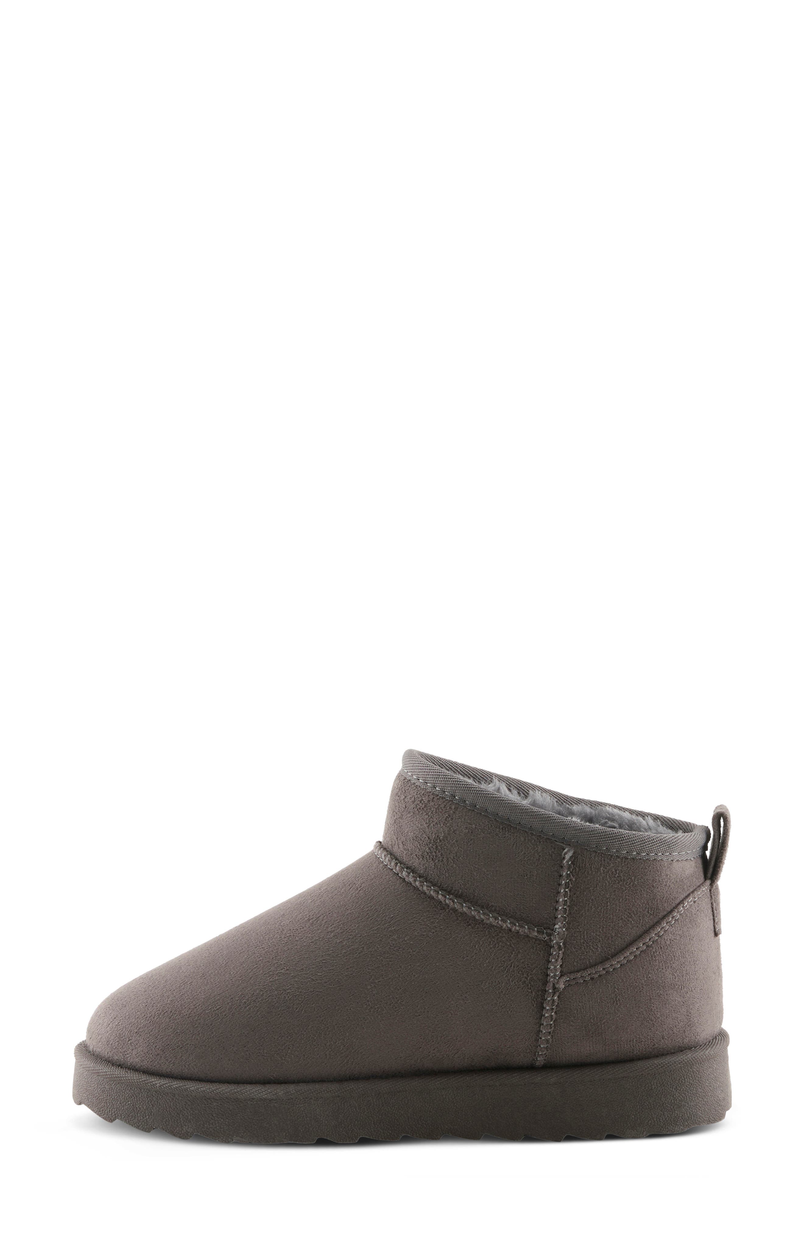 Albiera Faux Shearling Ankle Boot, Alternate, color, GREY
