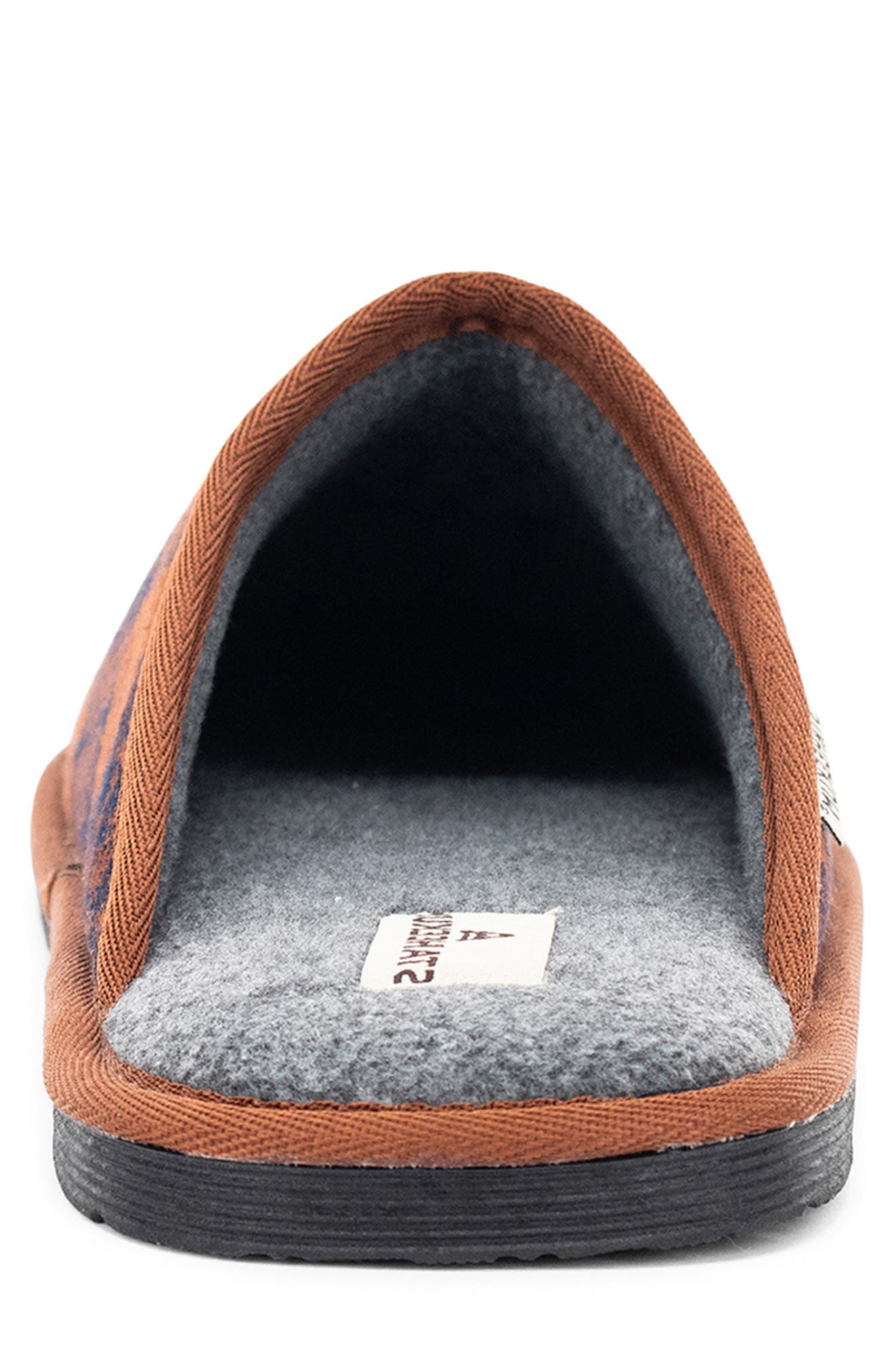 Staheekum Alpine Flannel Scuff Slippers, Alternate, color, Chestnut