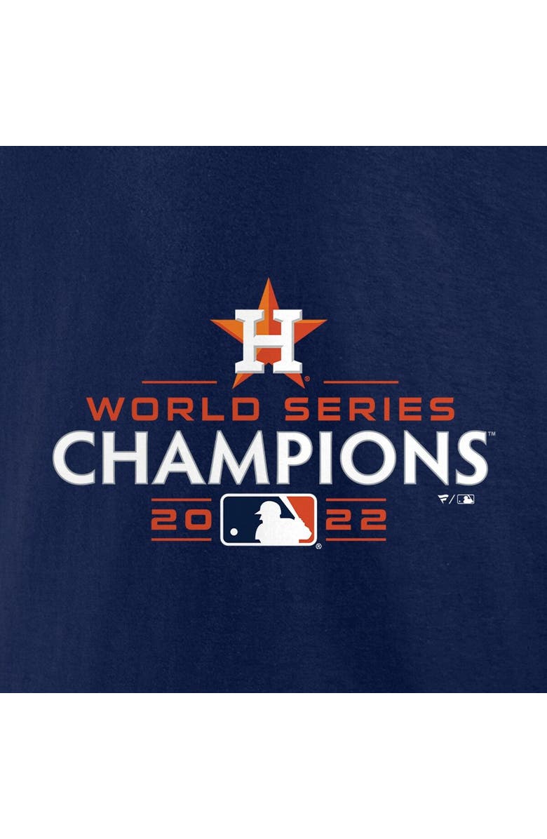 FANATICS Men's Fanatics Branded Navy Houston Astros 2022 World Series Champions Big & Tall Logo T-Shirt, Alternate, color,