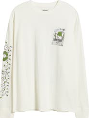 Damson Madder Graphic Plant Patch Organic Cotton Top
