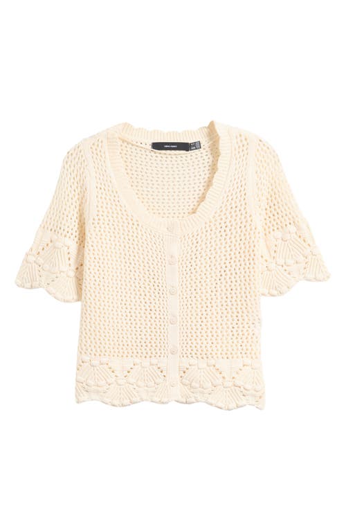 Vero Moda Sandia Open Stitch Organic Cotton Blend Cardigan