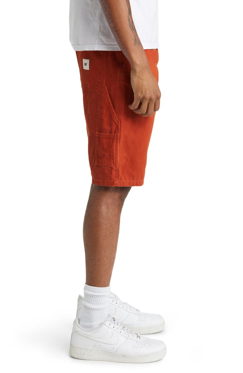 CATERPILLAR Workwear Stonewash Carpenter Shorts, Alternate, color,