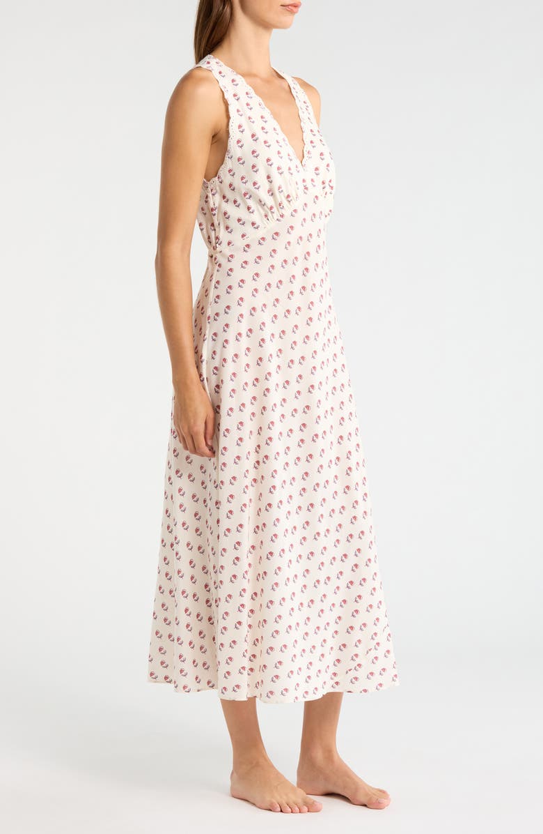 Reformation Lila Sleeveless Sleep Dress, Alternate, color, Laurel Canyon