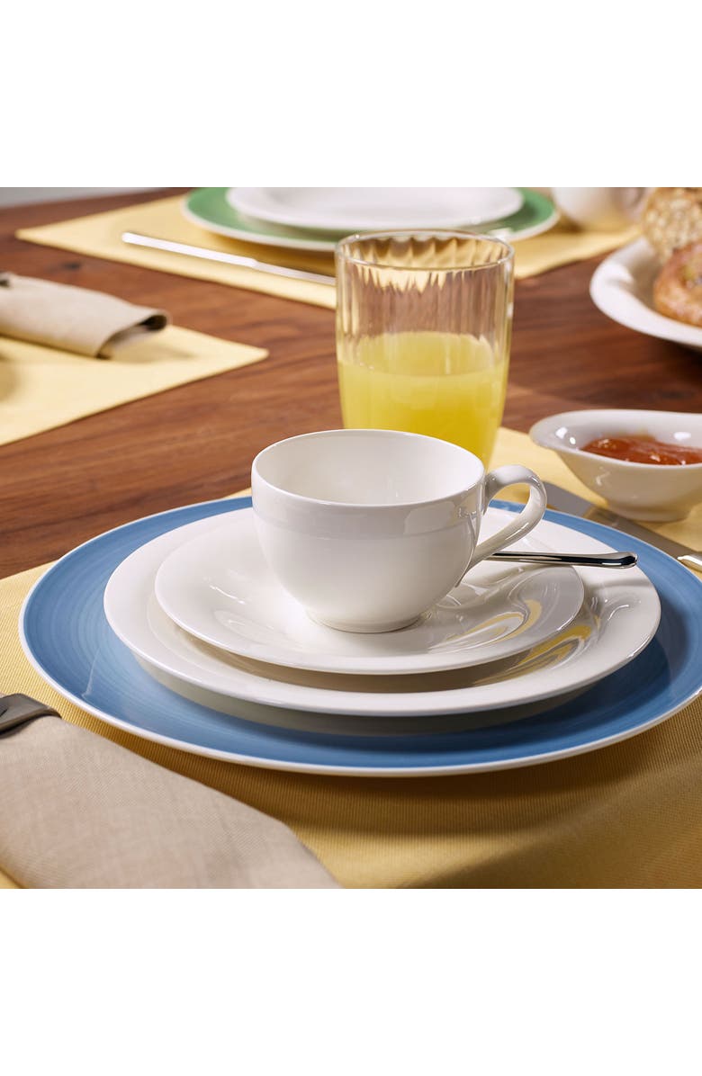 Villeroy & Boch New Cottage Basic Tea or Coffee Cup Saucer, Alternate, color, White