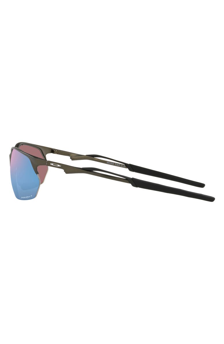 Oakley Wire Tap 2.0 60mm Prizm<sup>™</sup> Polarized Rectangular Sunglasses, Alternate, color,
