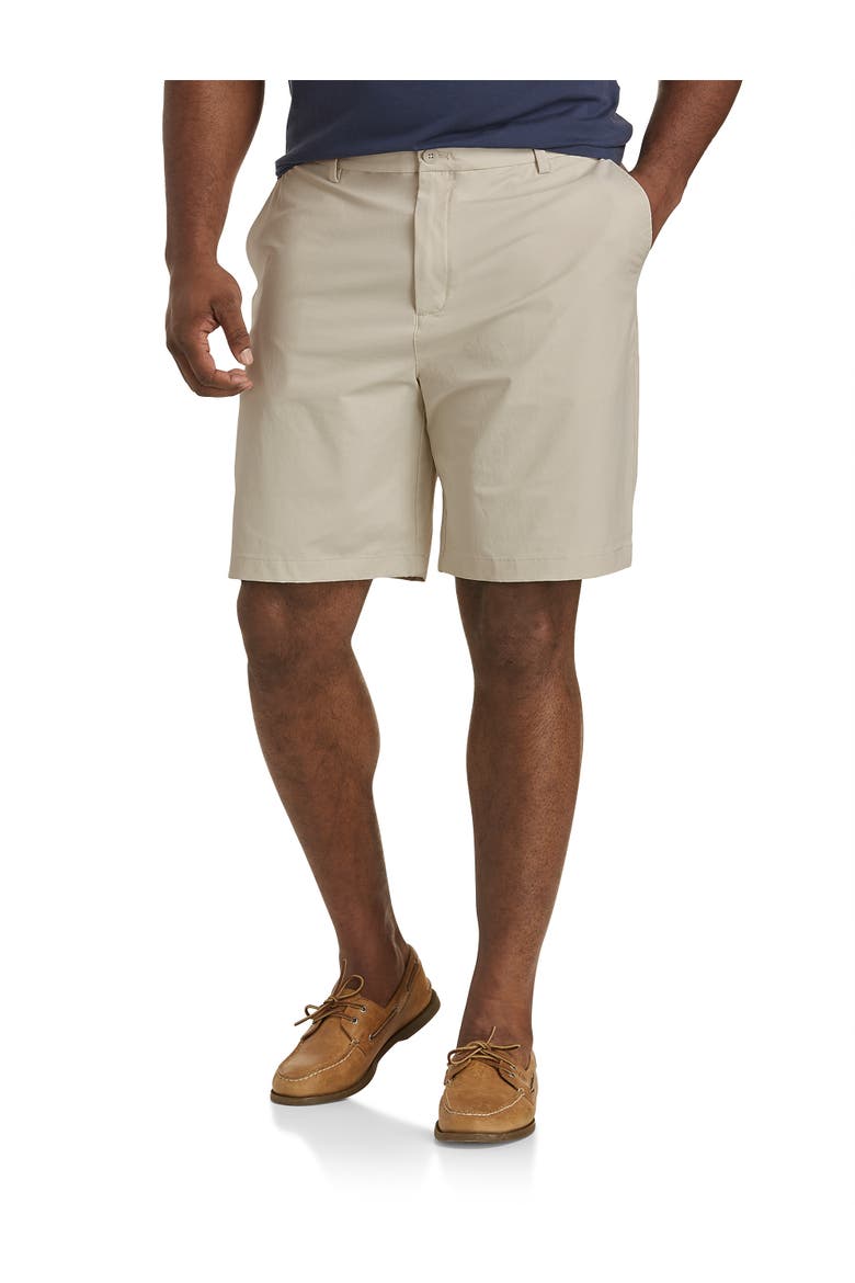 Big & Tall On-The-Go Shorts, Main, color, KHAKI