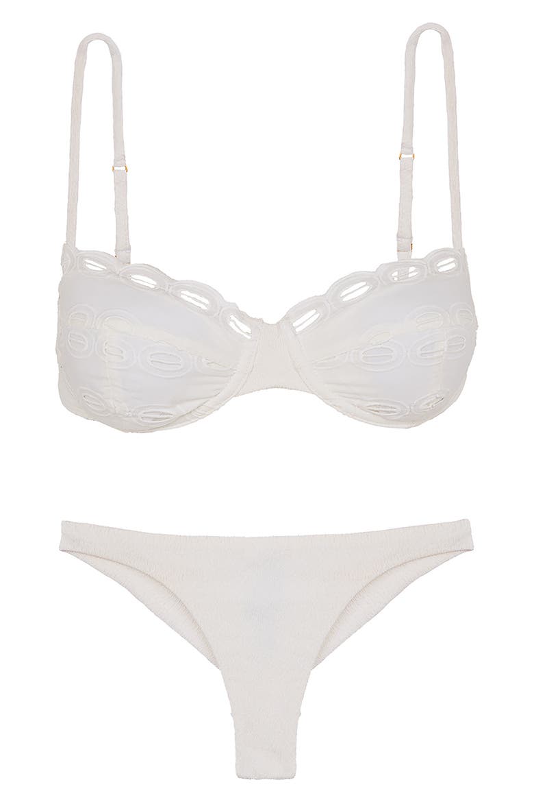 Firenze Bikini Bottoms, Alternate, color, WHITE