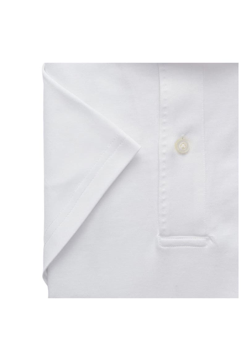 Textured Luxe Polo, Alternate, color, WHITE
