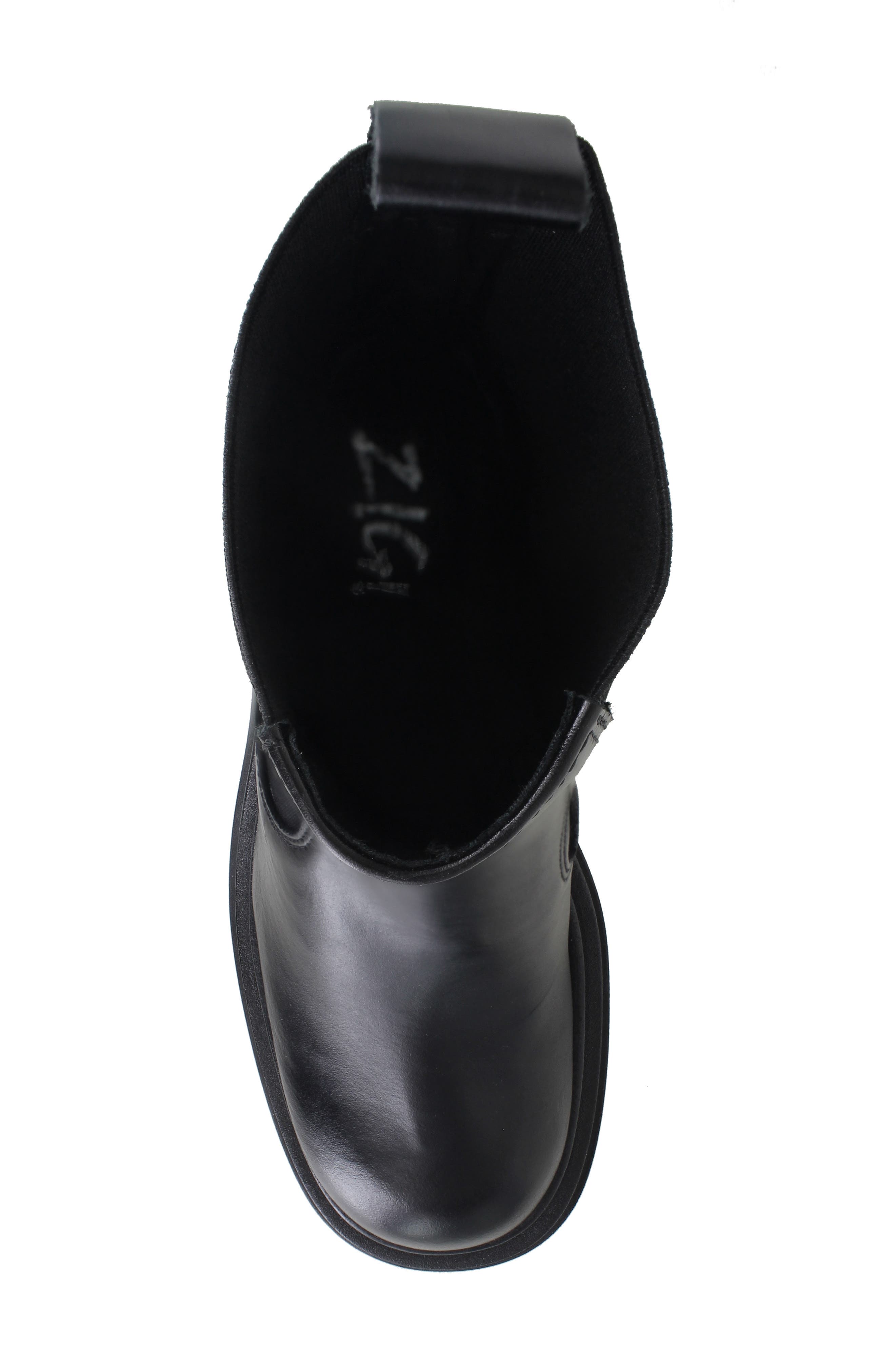 ZIGI Emery Chelsea Boot, Alternate, color, Black Leather