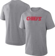FANATICS Men's Fanatics Heather Gray Kansas City Chiefs Pass Rush Tri-Blend T-Shirt