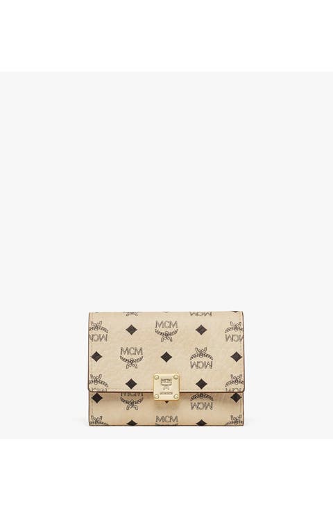 Aren Trifold Wallet in Visetos