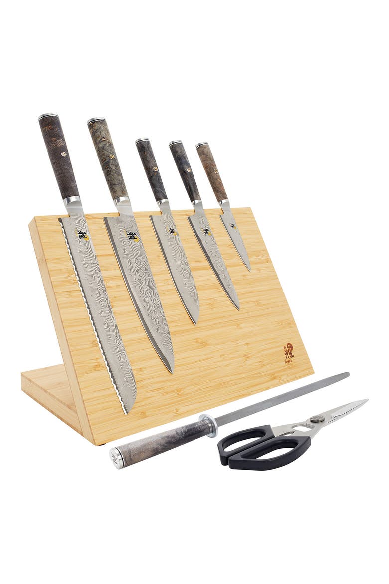 5000MCD Artisan 8-Piece Knife Block Set, Main, color, STAINLESS STEEL