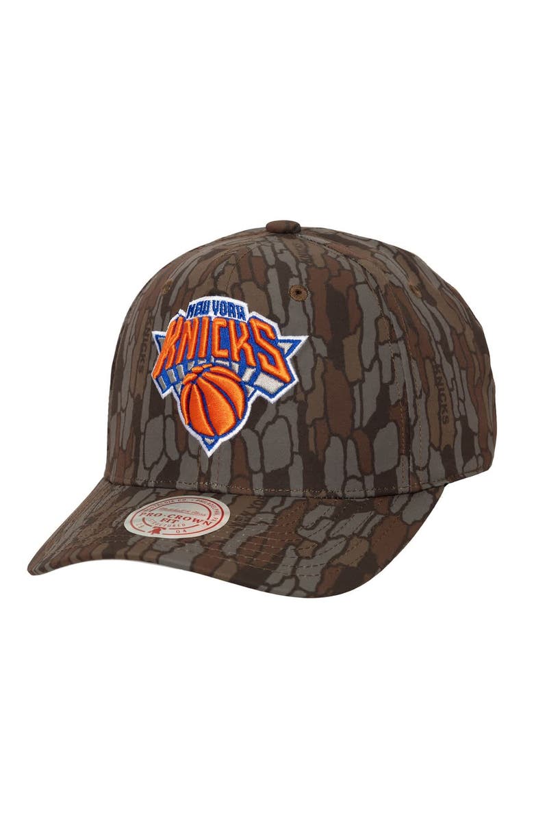 Mitchell & Ness Men's Mitchell & Ness  Camo New York Knicks Hidden Pro-Crown Adjustable Hat, Main, color, Camo