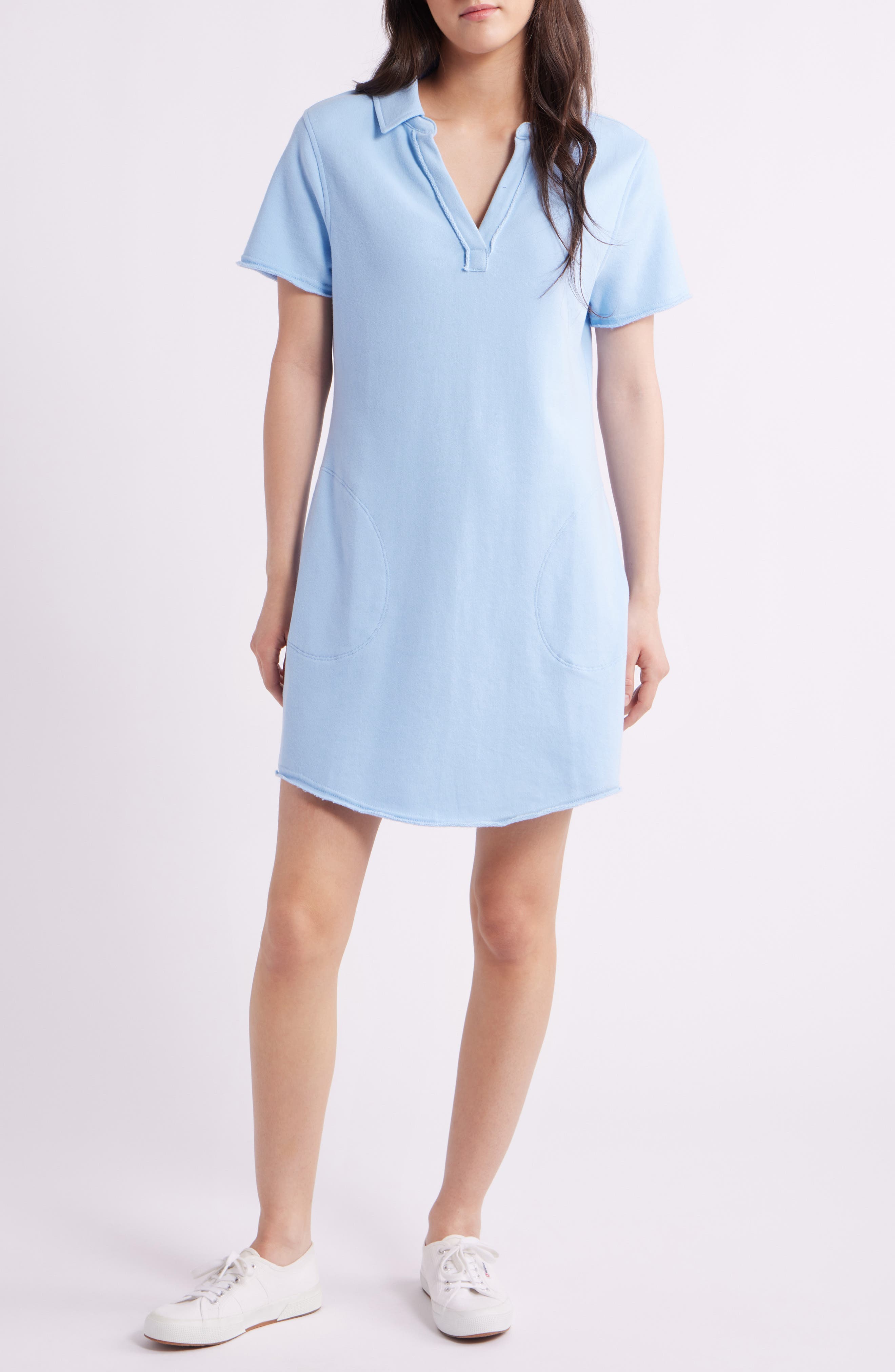 Tommy Bahama Marina Del Mar Cotton Brushed Fleece Minidress