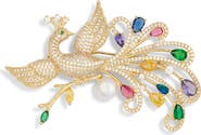EYE CANDY LOS ANGELES Moana Cubic Zirconia Bird of Paradise Brooch