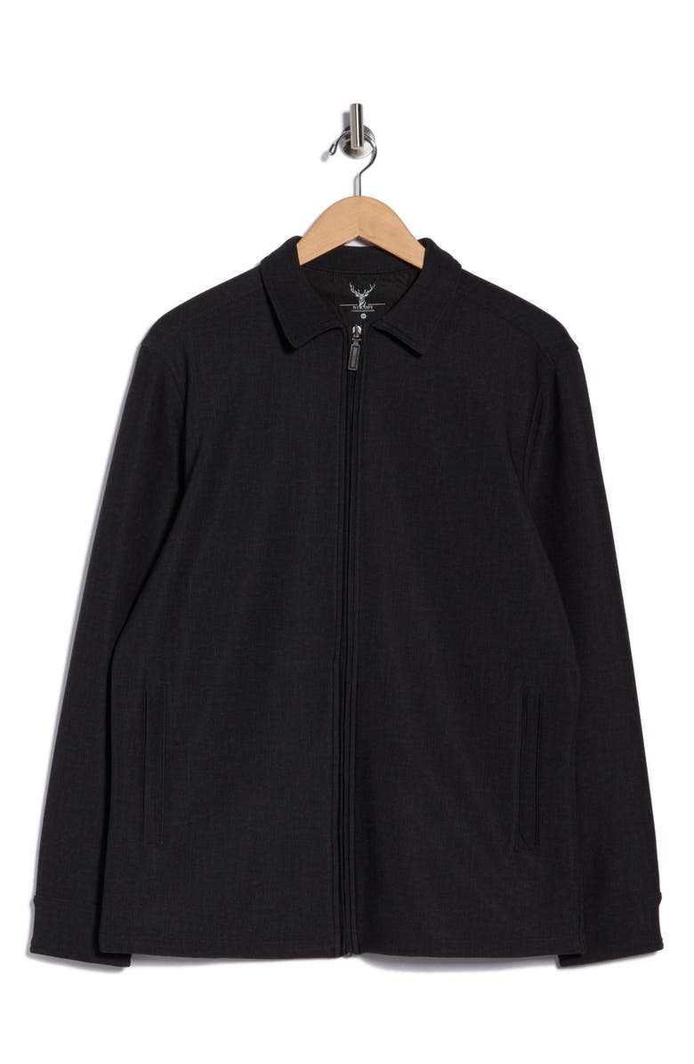 NICOBY Zip Shirt Jacket, Alternate, color, Black