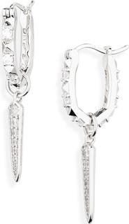 Kendra Scott Fate Charm Huggie Hoop Earrings