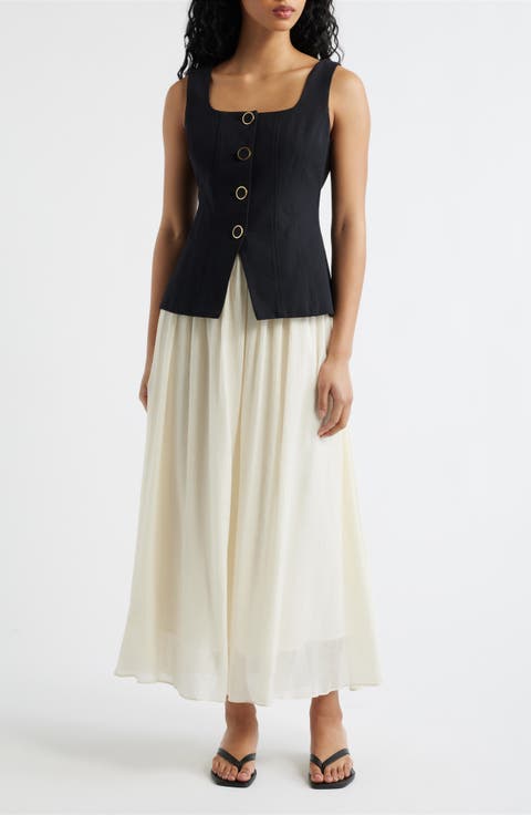 Sleeveless Two-Piece Dress