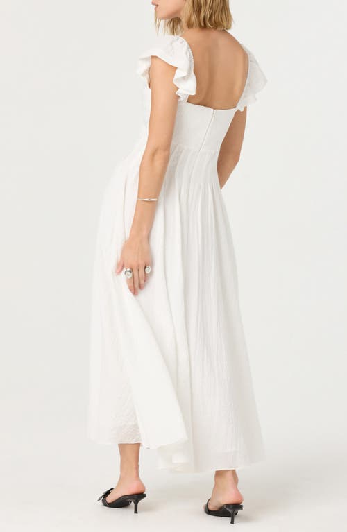 Astr The Label Felicienne A-line Dress In White