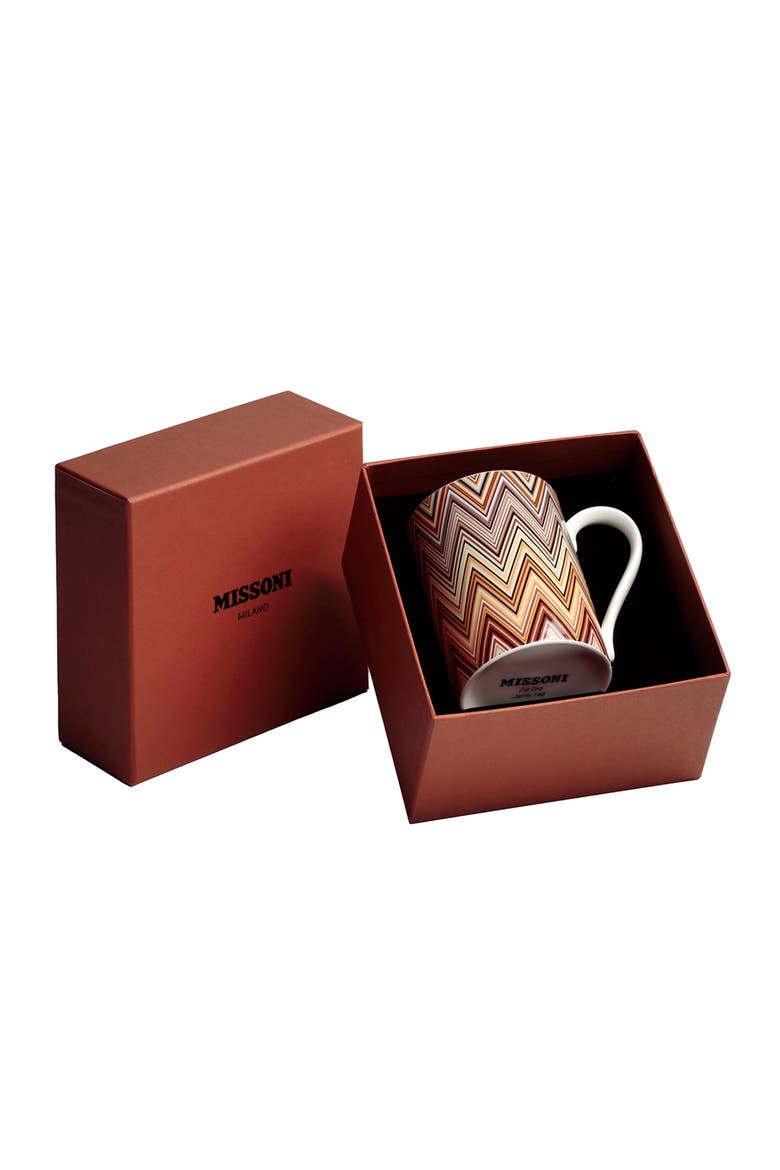 Mug Cup ZIG ZAG in Luxury Box Jarris 148 diam. 3", H 3.9", cap. 12.5 oz, Main, color, Multicolor
