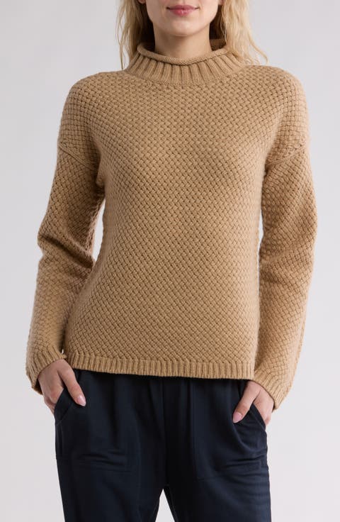 Basket Stitch Cashmere & Wool Sweater
