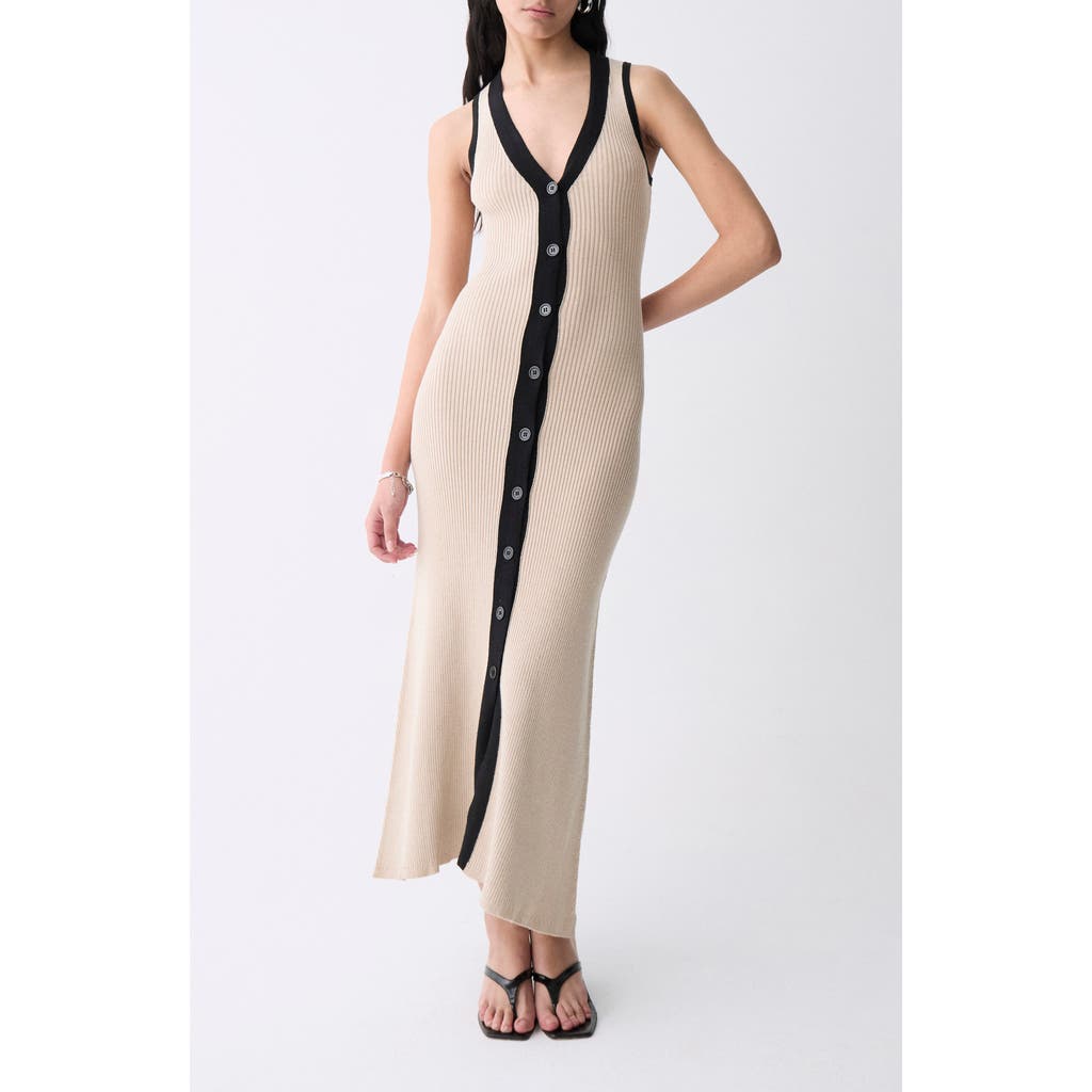 DELUC DELUC VILA SLEEVELESS RIB SWEATER DRESS