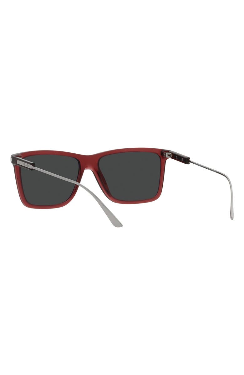 Prada 58mm Polarized Rectangular Sunglasses, Alternate, color, 