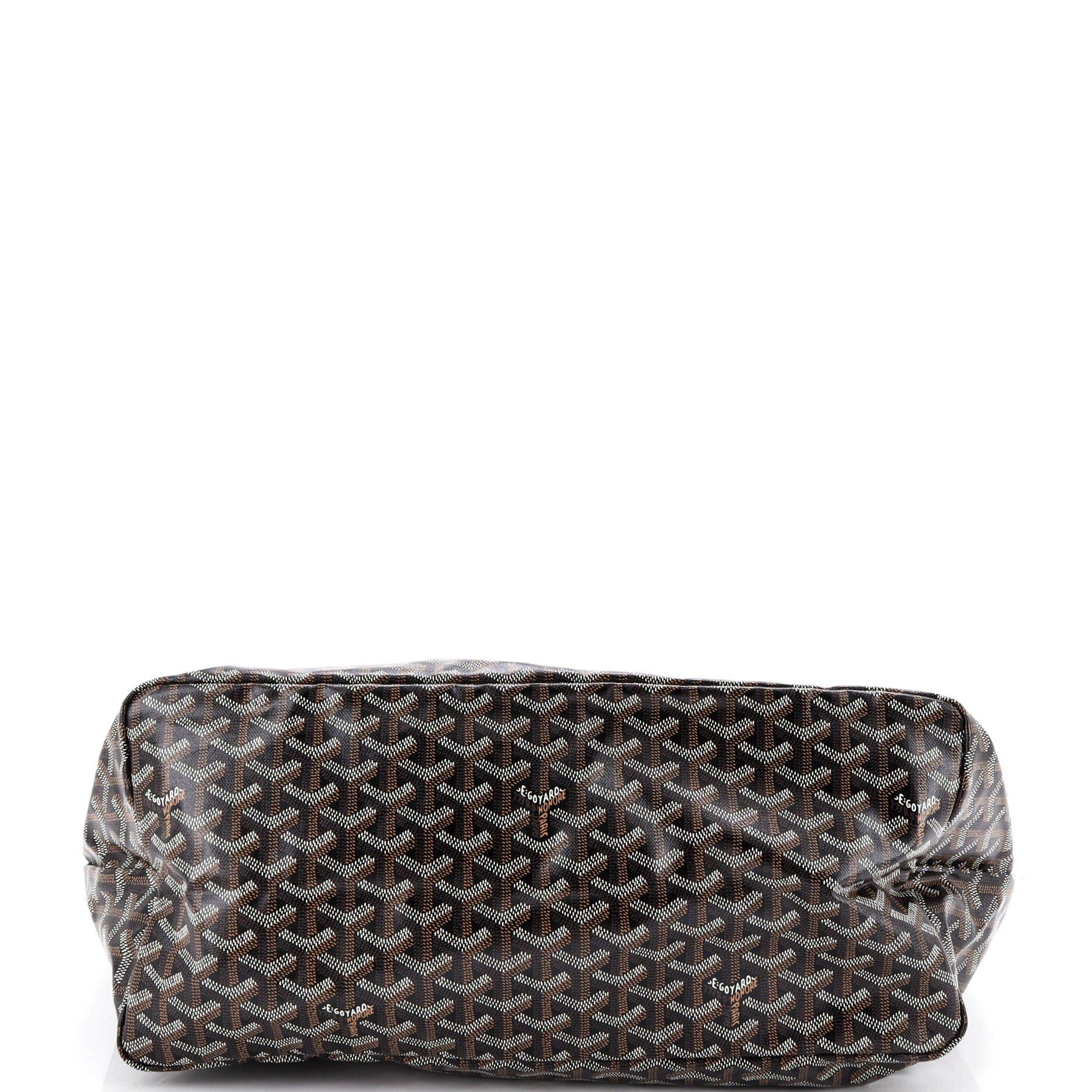 Pre-Owned Goyard Saint Louis Tote Coated Canvas GM, Alternate, color, Brown