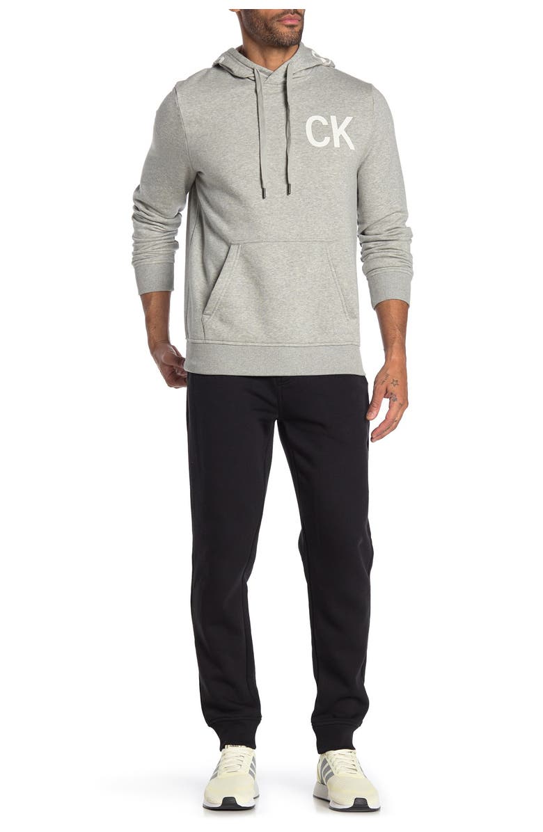 Calvin Klein Box Monogram Sweat Pants, Alternate, color, 