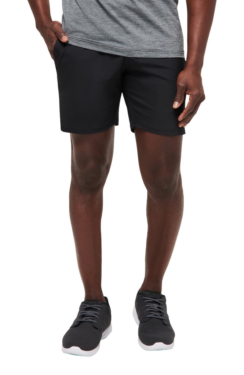 TravisMathew Wanderlust Ripstop Shorts, Main, color, Black