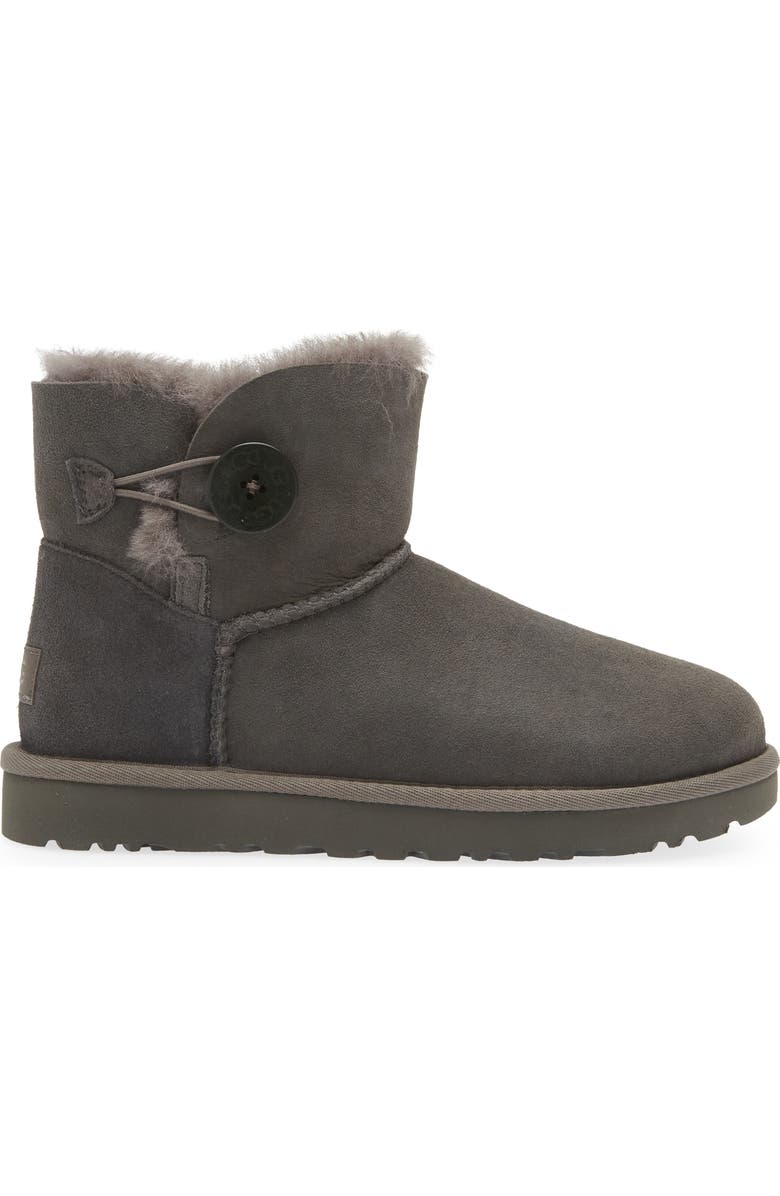 UGG<sup>®</sup> Mini Bailey Button II Genuine Shearling Boot, Alternate, color,
