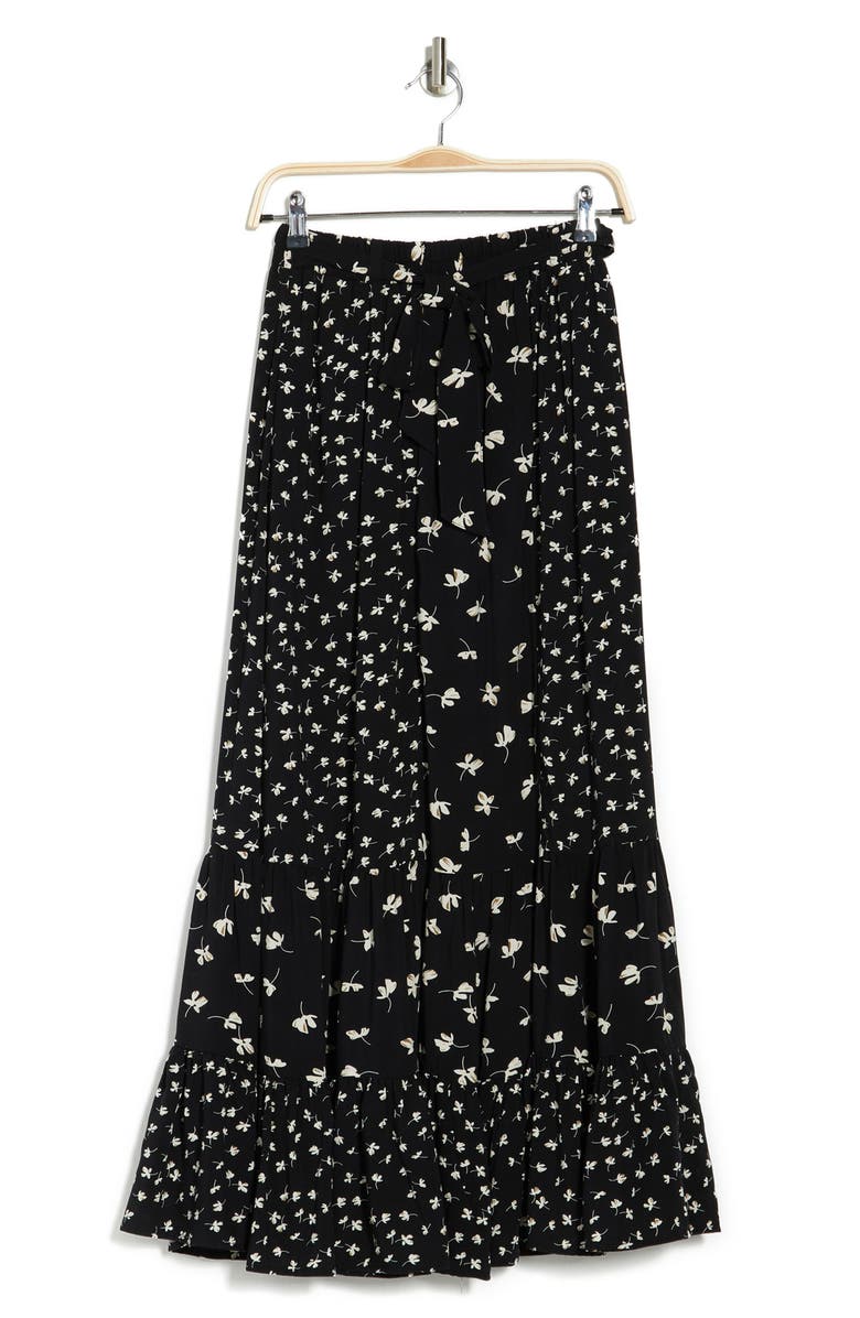 MELLODAY Floral Maxi Skirt, Alternate, color, 