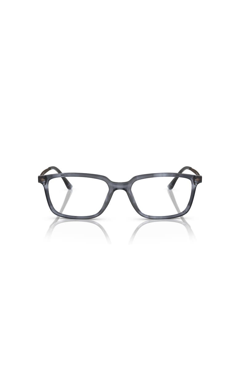 Giorgio Armani 55mm Rectangle optical glasses, Alternate, color, Blue