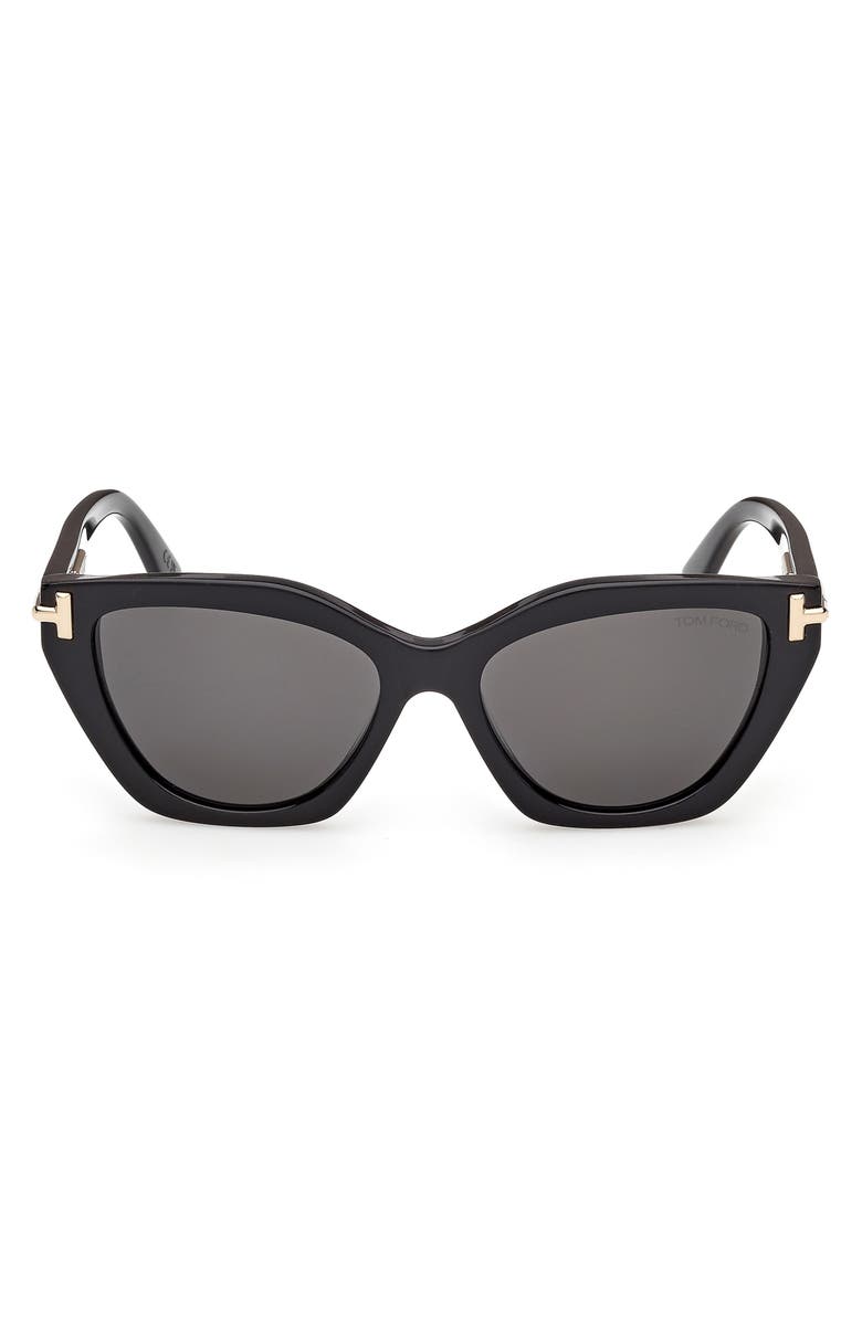 TOM FORD 55mm Butterfly Sunglasses, Main, color,