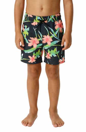 Kids' Sprayz Floral Swim Trunks